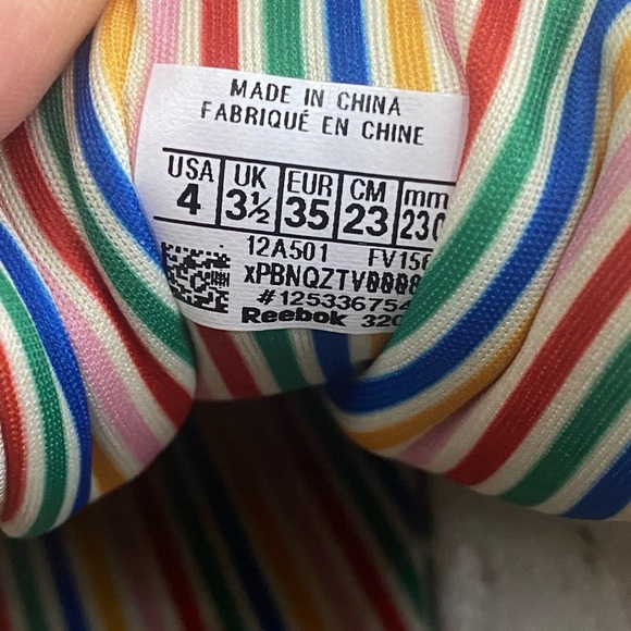 Reebok Classic Leather Chalk Sneakers Size 4 YOUTH - Picture 9 of 10